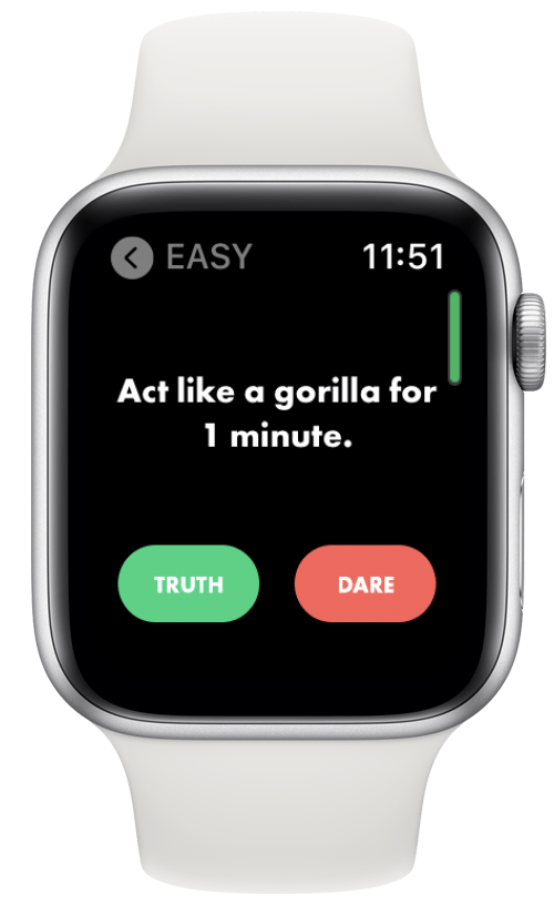 เกม Apple Watch ความจริงหรือวันที่