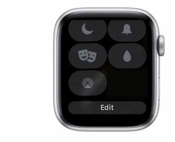 Apple Watch კონტროლის ცენტრის რედაქტირება