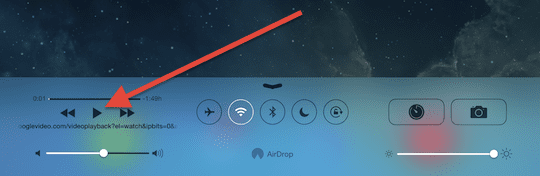 iOS 7 videó lejátszása