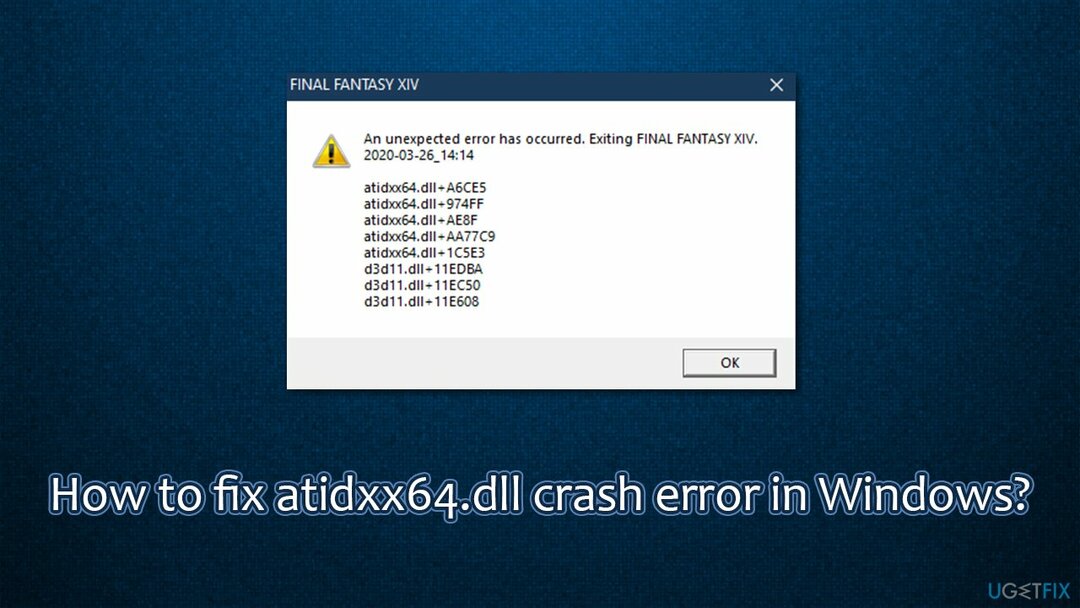 Bagaimana cara memperbaiki kesalahan crash atidxx64.dll di Windows?