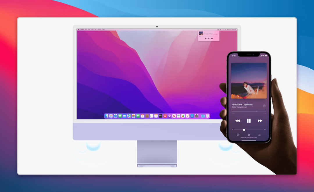 macOS Монтерей AirPlay