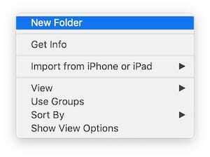 Buat folder baru untuk memperbaiki cadangan yang rusak di iTunes.