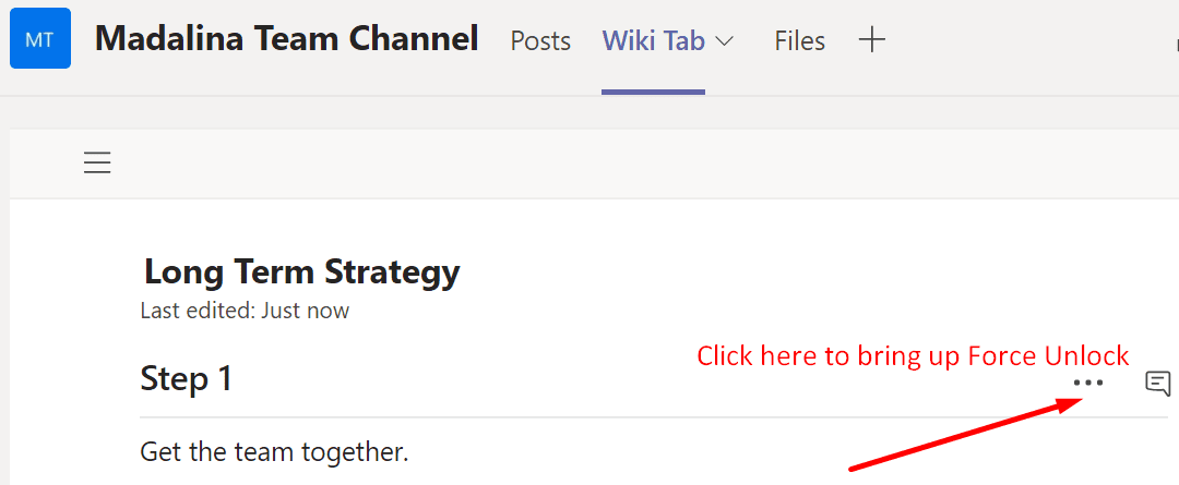 ms team wiki force Unlock