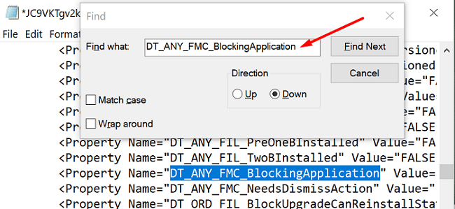 Aplicación DT-ANY-FMC-Blocking