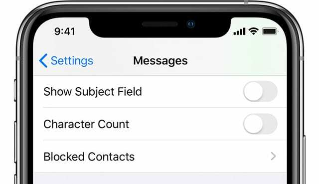 заблокированные контакты в приложении Сообщения iPhone iOS и iPadOS