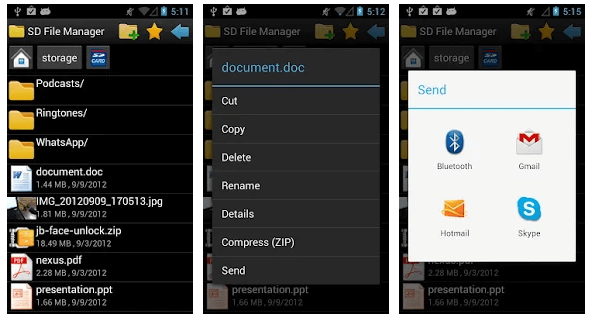 SD-Dateimanager - Beste Dateimanager-App für Android-Plattform