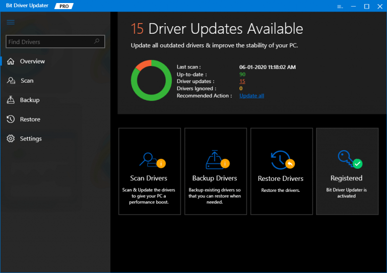 برنامج Bit Driver Updater