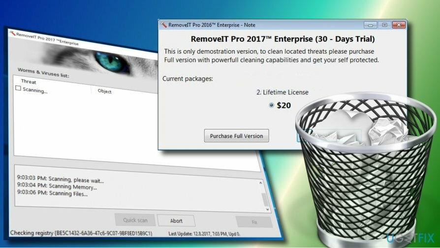 Obrázek odstranění RemoveIt Pro 2017 Enterprise