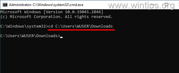 Come installare i file CAB su Windows 1110.