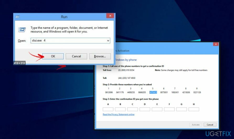 قم بتنشيط Windows عبر الهاتف