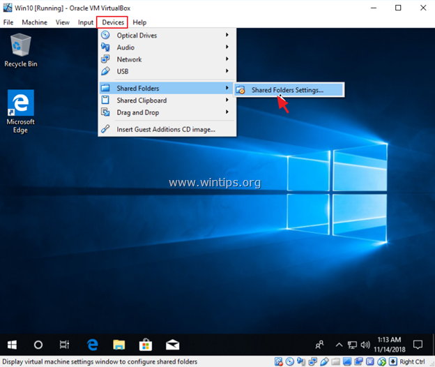 Τρόπος κοινής χρήσης αρχείων μεταξύ VirtualBox Guest και Host OS