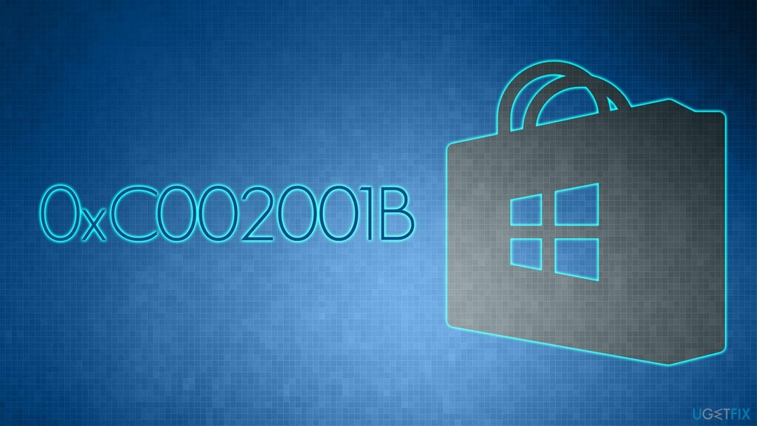 Como corrigir o erro 0xC002001B da Microsoft Store?