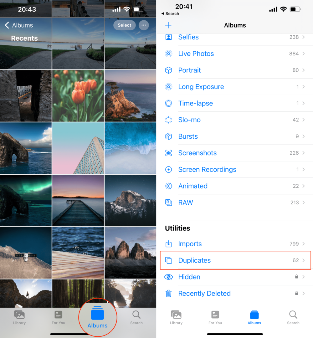 Come eliminare le foto duplicate su iPhone - 1