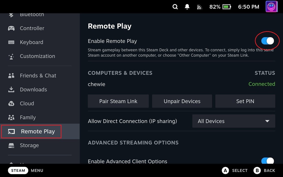 Steam Deck Come giocare in remoto dal tuo computer (7)