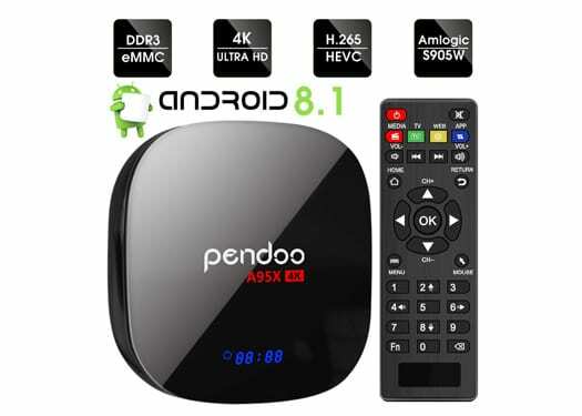 Pendoo A95X-Android TV dėžutė