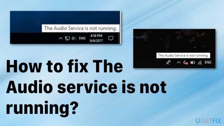 Ako opraviť chybu zvukovej služby v systéme Windows