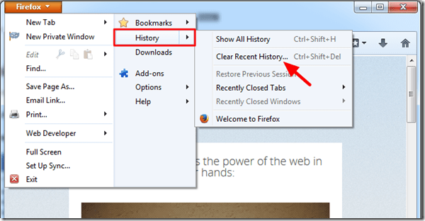 clear-firefox-istory