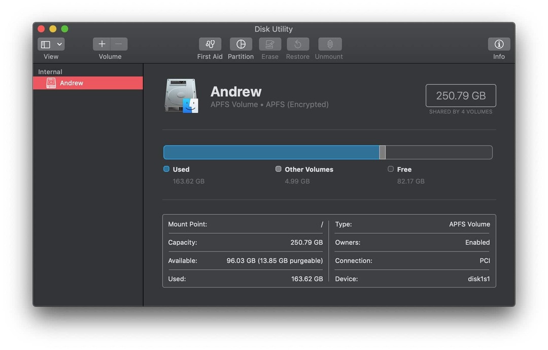 formátování SD karty na Macu