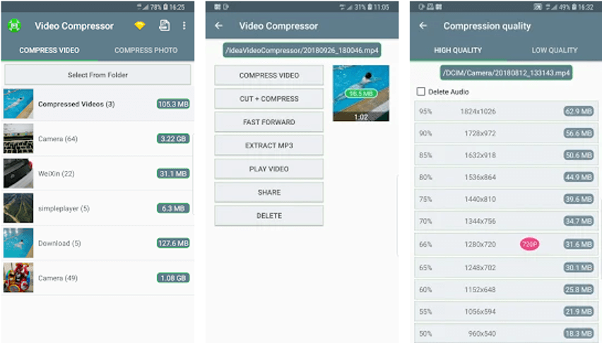 Beste Videokompressor-Apps - Videokompressor