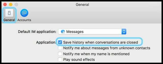كيفية حذف الرسائل النصية في iMessage لنظام التشغيل Mac