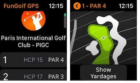 Eğlenceli Golf GPS Apple Watch