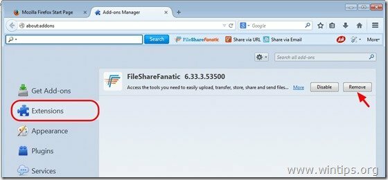 remove_filesharefanatic_firefox