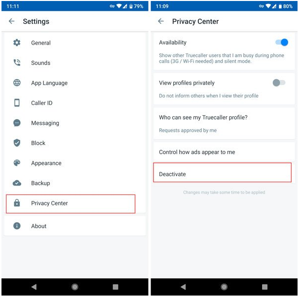 Dezactivați contul Truecaller din Windows Mobile