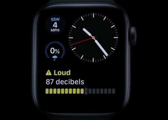Kde je aplikace hluku na Apple Watch
