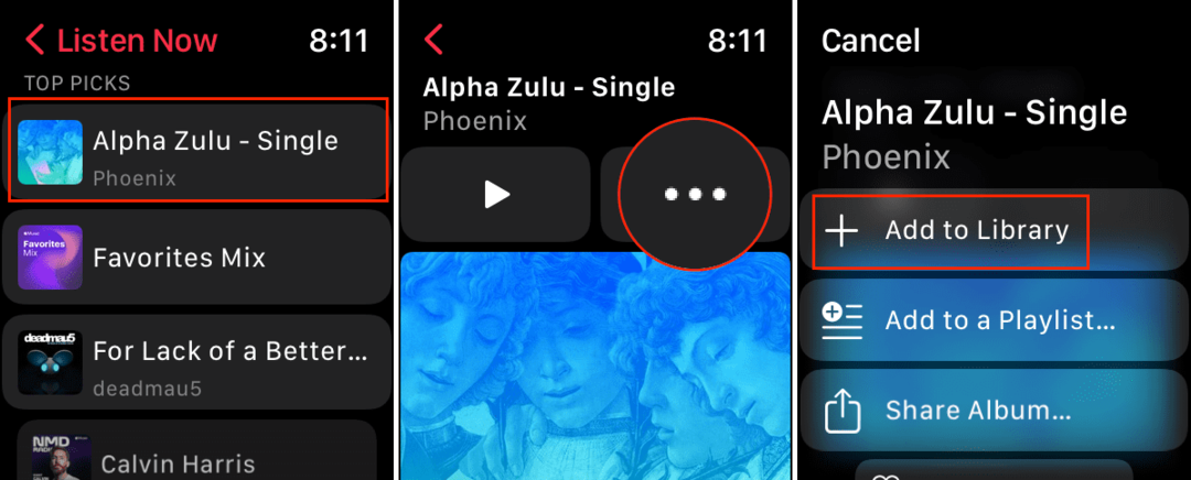 Apple Watch를 사용하여 Apple Watch에 노래를 다운로드하는 방법 - 1