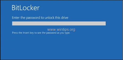 CORRECTIF: l'ordinateur portable Dell a besoin de la clé de récupération Bitlocker