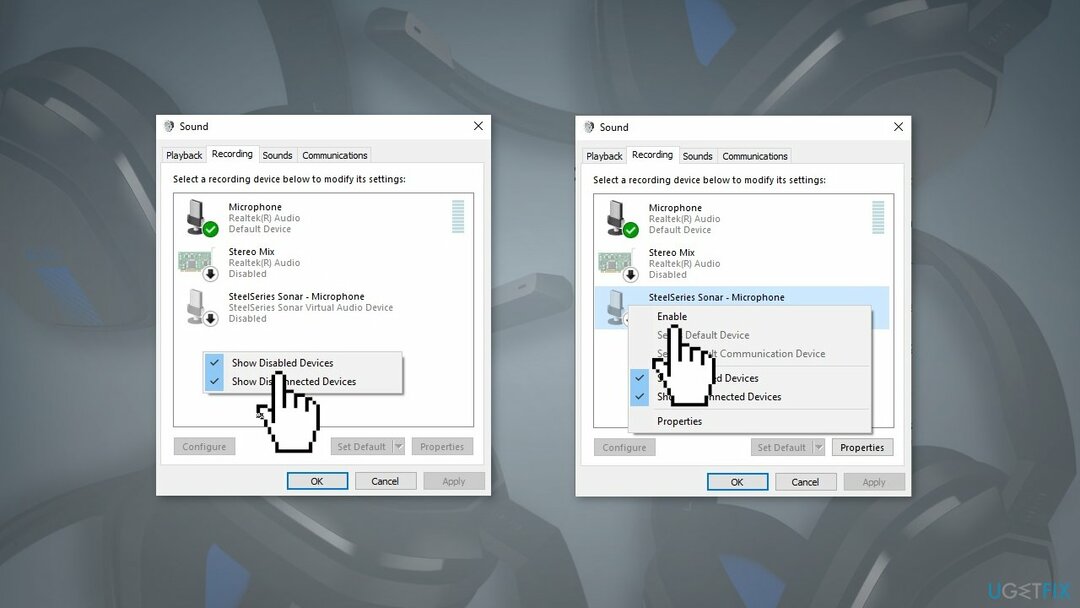 ix Configuración del dispositivo de micrófono1