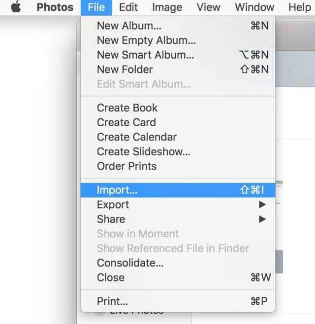 Cómo escanear imágenes de fotos usando iPhoto o Photos en una Mac