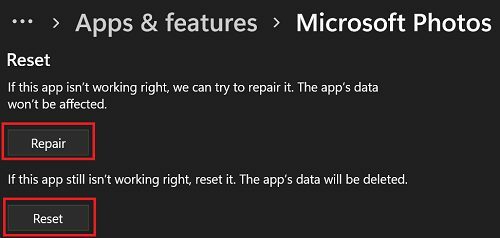 Reparatur-Microsoft-Fotos-App