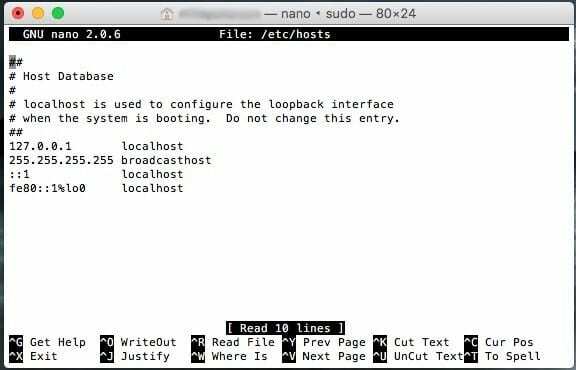 Hur man redigerar Mac Hosts-fil
