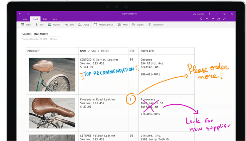 OneNote a Microsofttól