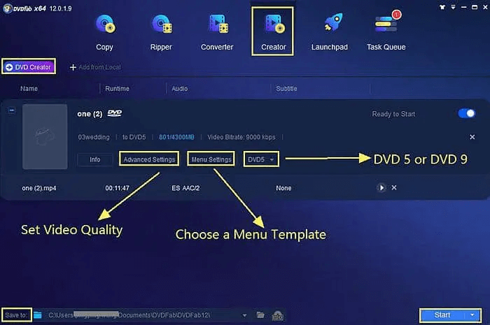 DVDFab DVD Creator