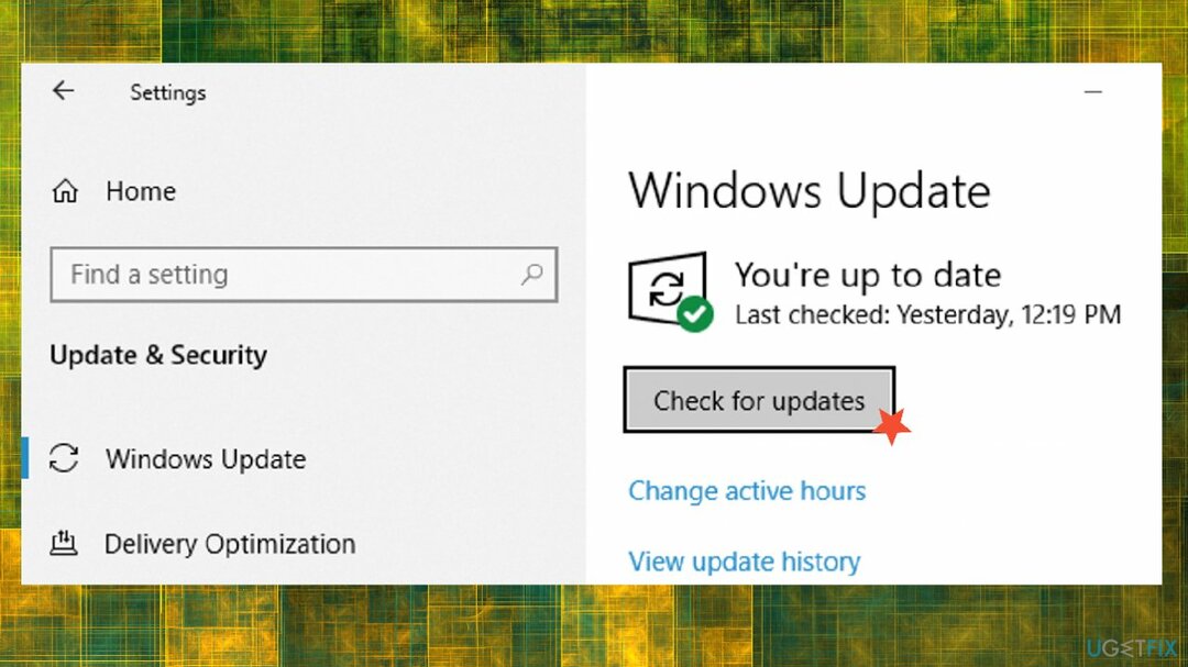 עדכון מערכת ההפעלה של Windows