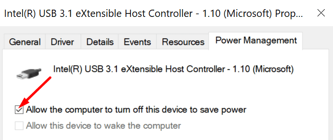 permitir que o computador desligue este dispositivo para economizar energia