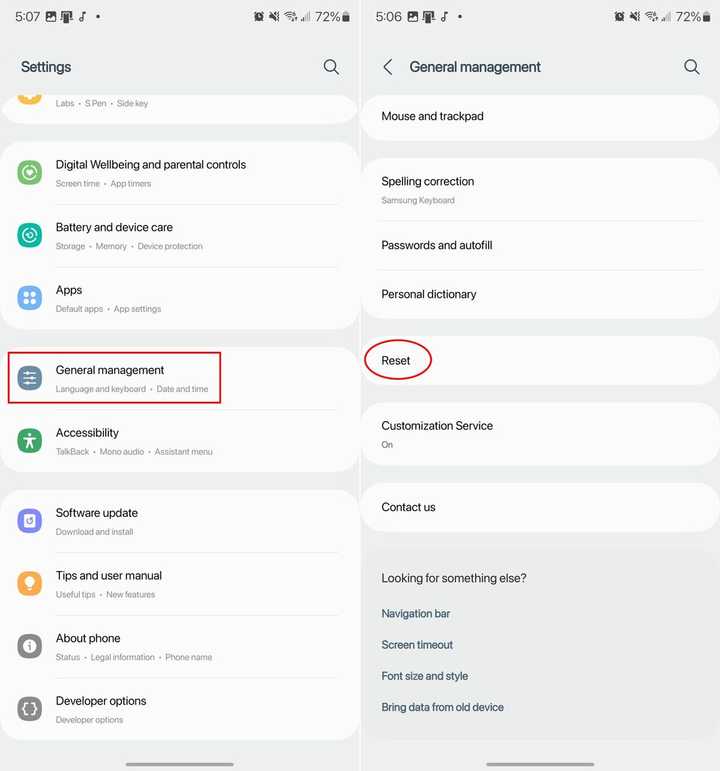 Reset netwerkinstellingen op Galaxy S23