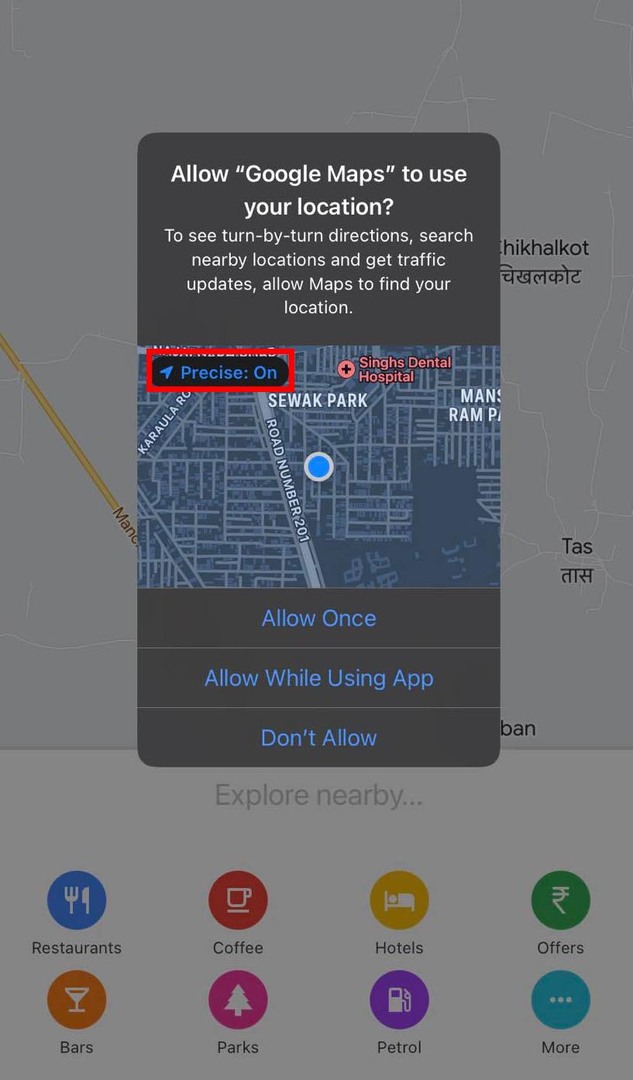 So aktivieren Sie den genauen Standort auf dem iPhone über die Benutzeroberfläche der App