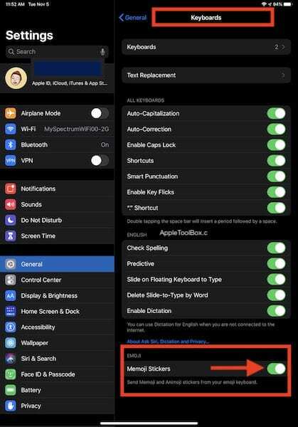 Távolítsa el a memoji matricákat az iPhone és iPad billentyűzetről iOS 13 rendszerben