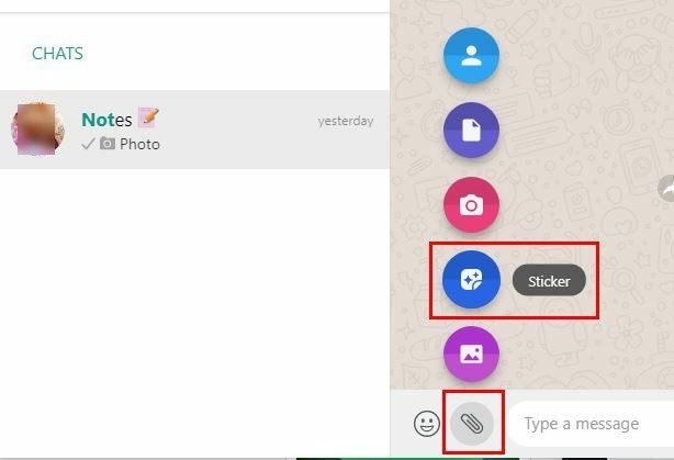 WhatsApp Web crea un pacchetto di adesivi