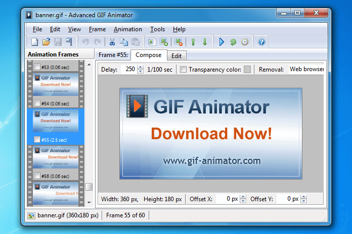GIF Animator - საუკეთესო GIF შემქმნელების რედაქტორები