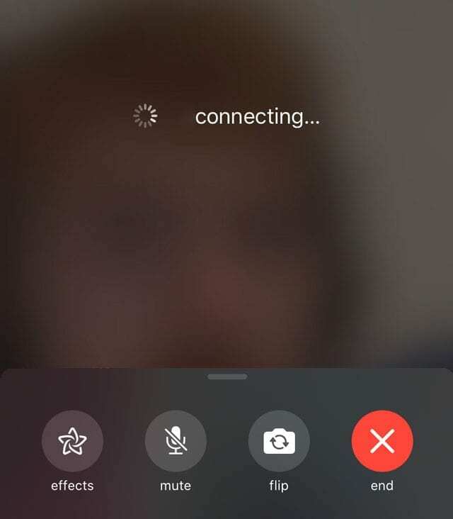 FaceTime зависает при соединении звонков