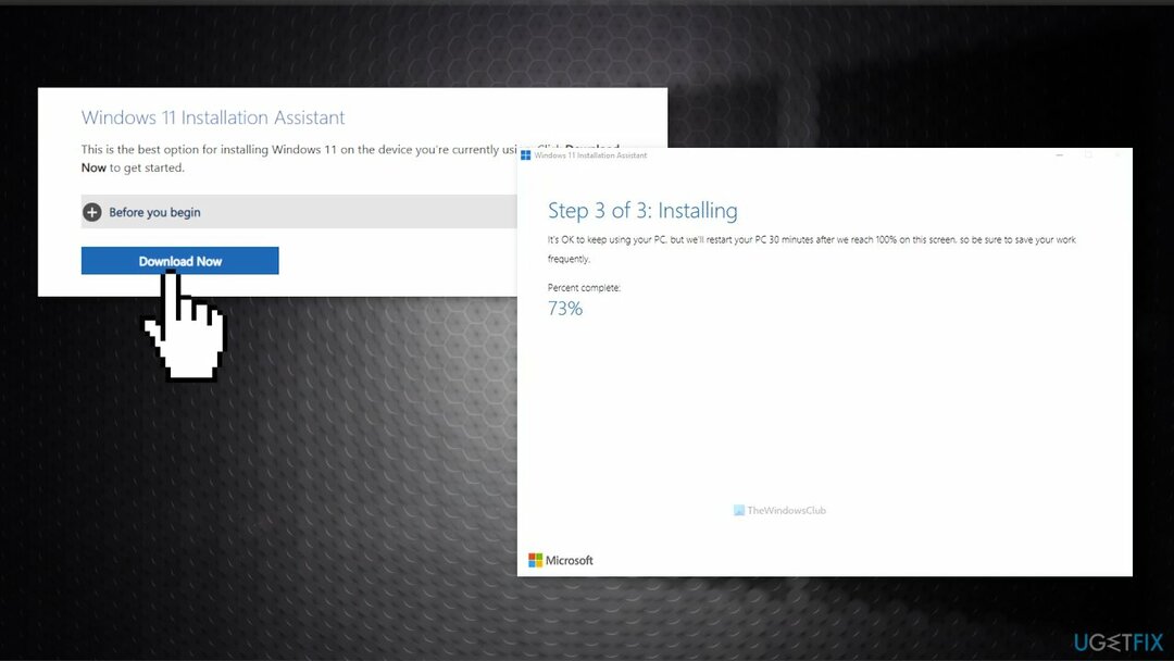 Használja a Windows 11 Installation Assistant alkalmazást