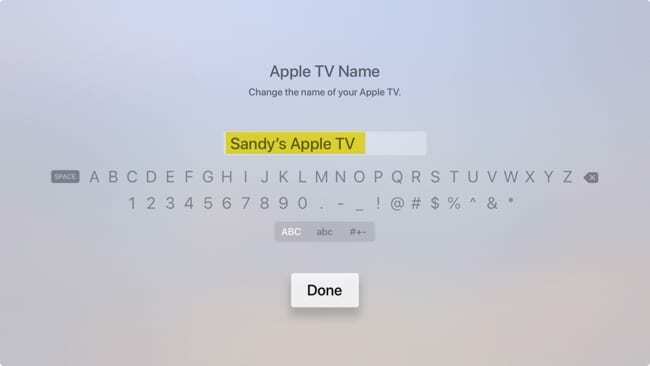 Apple TV Endre navn-AppleTV