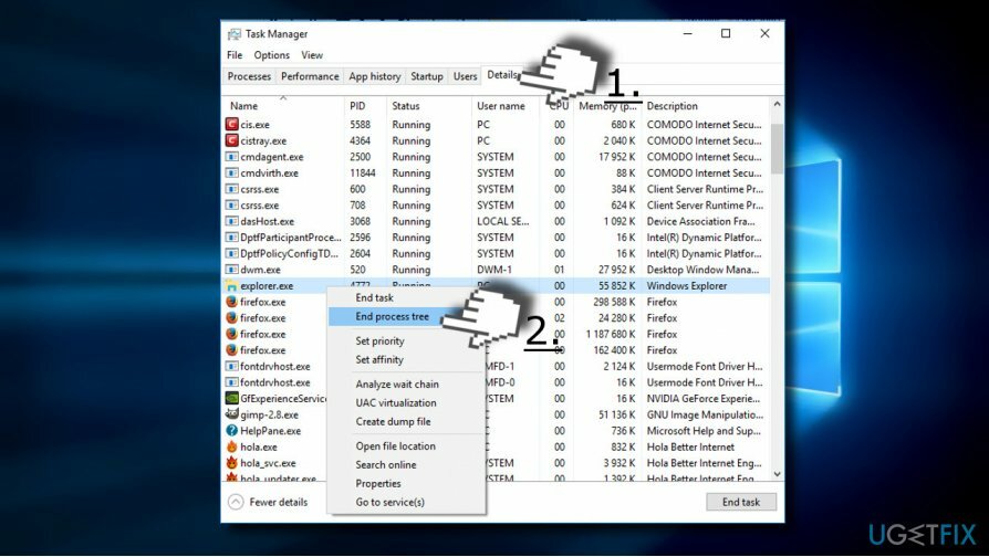 File Explorer módszer