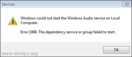 FIX Pas de son sur Windows 10 - Windows Audio 1068 - AudioEndPointBuilder 126