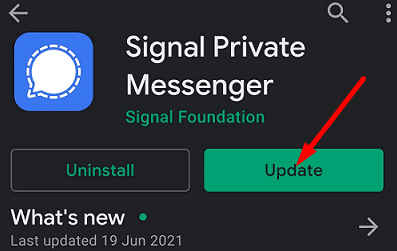 uppdatera-signal-app-android