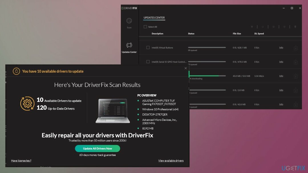 DriverFix ვარიანტი